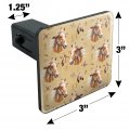 Palamino Horse Selfie Pattern Tow Trailer Hitch Cover Plug Insert