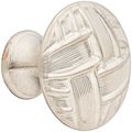 Knobware K-5135 45 Zn3 Mn 1-1 8-inch Muted Nickel Ribbon Weave Knob 