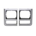 Passenger Side Headlight Door For Gmc Jimmy 1990 1991 Replacement Gm2513168 Black Plastic Standard Style 