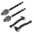 4pcs Front Inner Outer Tie Rod Ends Kit Suspension Steering End For Suzuki Swift 2004-2009 Chevrolet Aveo5 2006-2011 Drag Link 