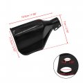 Pair Black Plastic Motorcycle Handlebar Brush Bar Guard Handguard Hand Protector Replacement For Yamaha