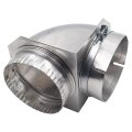 Supplying Demand 60631 Clothes Dryer 4 Inch Aluminum 90 Degree Close Elbow Vent Connector 