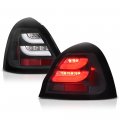 2004-2008 Pontiac Grand Prix Black Bezel Oled Neon Tube Premium Led Tail Light Housing Lamp Assembly Replacement Driver And 