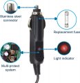 Hqrp Car Charger Compatible With Sagem Itd62 Itd68 Freeview Box 12-volt Vehicle Power Adapter