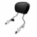 Httmt Mt501-005- H-d Adjustable Chrome Backrest Sissy Bar With Pad Compatible All Year Touring Flhr- Road King Flhx- Street