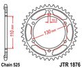 Jt Sprockets Jtr1876 43 43-tooth Steel Rear Sprocket 