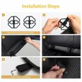 Glenlcwe Red Ladybug Print Car Seat Covers Front Bottom Sea Pads Anti Slip Auto Protectors For Women Men