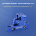 Jdmspeed Engine Spark Plug Wire Separator Divider 8mm 9mm 10mm Blue 12pcs Replacement For 8 Cylinder Vehicles Racing Car