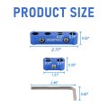 Jdmspeed Engine Spark Plug Wire Separator Divider 8mm 9mm 10mm Blue 12pcs Replacement For 8 Cylinder Vehicles Racing Car