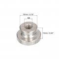 Uxcell Knurled Thumb Nuts 2pcs M6 X D19mm H16mm Carbon Steel Nut With Collar High Head Blind Hole For 3d Printer Parts