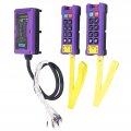 Electric Lift Hoist Wireless Transmitter Receiver Safe Crane Remote Control Kit Clear Indication Dual Speed Responsive With Led