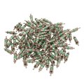 Kimiss 100pcs Air Conditioning Valve Cores Accessories R12 Core With Green Rubber Ring For Car