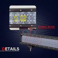 Auxtings 20 Inch 126w Led Light Bar Fish Eye High Brightness Lens Spot Flood Combo Ip67 Works Off Road Light Fit For Pickup