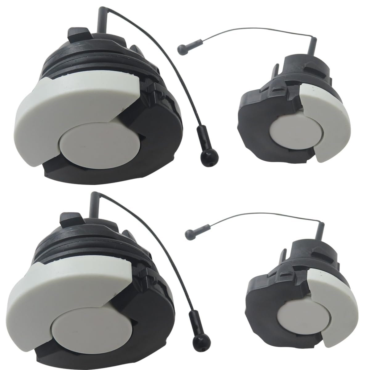 Fuel Cap And Oil Replacement For Stihl Ms210 Ms230 Ms240 Ms250 Ms260 Ms360 Ms380 0000 350 0525 0526 4 Pack