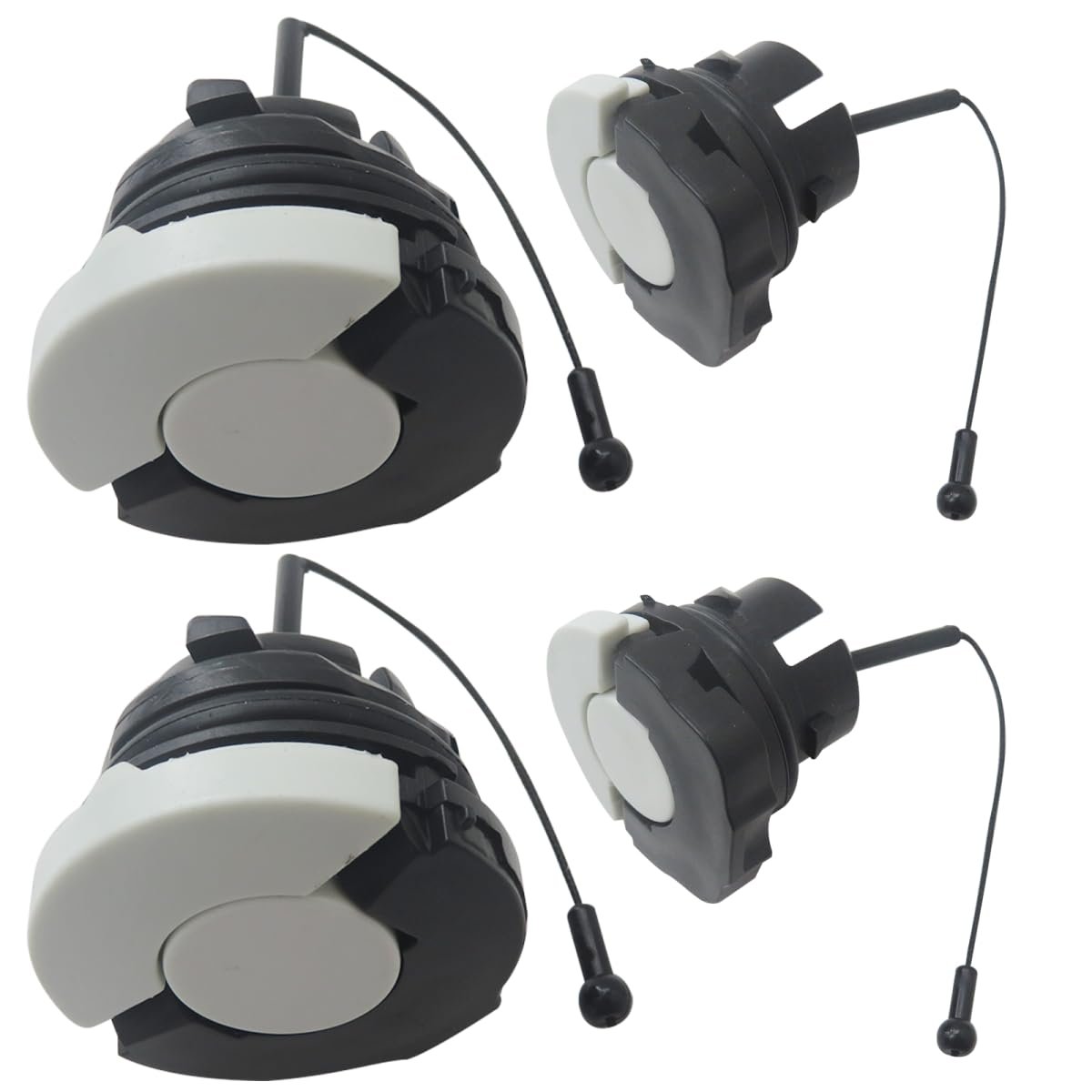 Fuel Cap And Oil Replacement For Stihl Ms210 Ms230 Ms240 Ms250 Ms260 Ms360 Ms380 0000 350 0525 0526 4 Pack