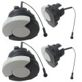Fuel Cap And Oil Replacement For Stihl Ms210 Ms230 Ms240 Ms250 Ms260 Ms360 Ms380 0000 350 0525 0526 4 Pack