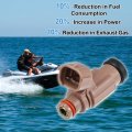 X Autohaux 4pcs 60e-13761-10-00 Eat282 Fuel Injector Nozzle For Yamaha Pwc 2004-2011 Fx Cruiser 2004-2008 Sx230 Ar230 2005-2009
