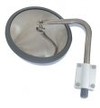 Grote 28493 10 1 2 Convex Cross-over Mirror Mirror Assembly Stainless Steel By 