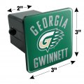 Georgia Gwinnett College Grizzlies Logo Tow Trailer Hitch Cover Plug Insert 2