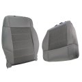 Cloth Front Passenger Side Bottom And Top Lean Back Seat Cover Gray Replacement For 2007-2012 
