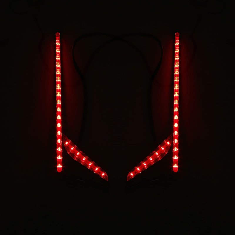 Green-l Motorcycle Led Run Brake Rear Light Vertical Strips Fit For Honda Goldwing Gl1800 2012-2017 F6b 2013-2017