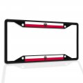 Fastasticdeals Metal Insert License Plate Frame Poland Flag With Eagle Ensign Weatherproof Car Accessories Black 4 Holes Solid 