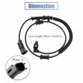 X Autohaux 1pcs Front Left Right Abs Wheel Speed Sensor For Ram 1500 2011-2012 Dodge 2009-2010 Als2246 5s13330 2abs2434 Ab1095