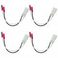 4pcs Front Rear Door Speaker Wire Harness Connector Plug Replacement For 2007-2018 Wrangler Jk