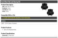 Front Wheel Hub And Bearing Kit 2 Piece Set Compatible With 2005-2014 Subaru Outback