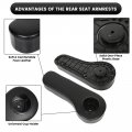 Ecotric Golf Cart Rear Seat Arm Rest Universal Cup Drink Holders Set Compatible With Ezgo Club Car Yamaha Pair No Drilling