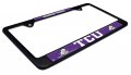 Tcu Horned Frog Black License Plate Frame