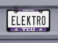 Tcu Horned Frog Black License Plate Frame