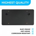Rear Bumper License Plate Bracket For Audi A4 S4 2013-2023 Holder Set W 8 Unique Screw Bolts Wrench Kit Tag Mounting Quality