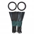 Chadwick 1 Pair Sandblasting Cabinet Gloves 23 6 Blast Protection With 2 Glove Holders Safety Work 