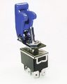 Dpdt Toggle Switch Rated 20 Amps 125 Vac Includes Blue Safety Cover 