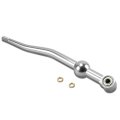 Auto Dynasty For Civic Del Sol Crx Integra Double Bend Short Throw Shifter Silver 5-speed Gear Knob Black 