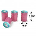 Cute Kawaii Rainbow Llama Unicorn Tire Rim Wheel Aluminum Valve Stem Caps