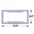 Cute Baby Things Pattern License Plate Tag Frame