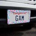 Cute Baby Things Pattern License Plate Tag Frame