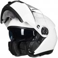 Ilm Adult Motorcycle Modular Full Face Helmet Flip Up Dual Visor Dot Approved Model 159 White Large 