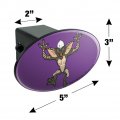 Gremlins Stripe Oval Tow Trailer Hitch Cover Plug Insert