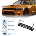 Front Upper Bumper Grille For Dodge Charger 2015-2023 Kidney Grill With Light Black