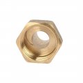 Uxcell 1 2pt Female Thread 12mm Hose Barb Brass Tubing Coupler Connector Fitting 2pcs