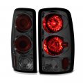 Altezza Euro Style Tail Light Lamp For 2000-2006 Chevy Tahoe Suburban 1500 2500 Gmc Yukon Xl Metallic Chrome Housing Smoke Lens 