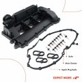 A-premium Engine Valve Cover With Gasket Bolts Compatible Land Rover Discovery 2017-2018 Lr4 2014-2016 Range Range Sport