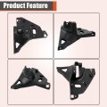 Plastics Front Outer Bumper Bracket Right Passenger Side Black Replacement For Escalade 2021-2024 84286905