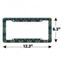 Aquaman Movie Logo Trident Pattern License Plate Tag Frame