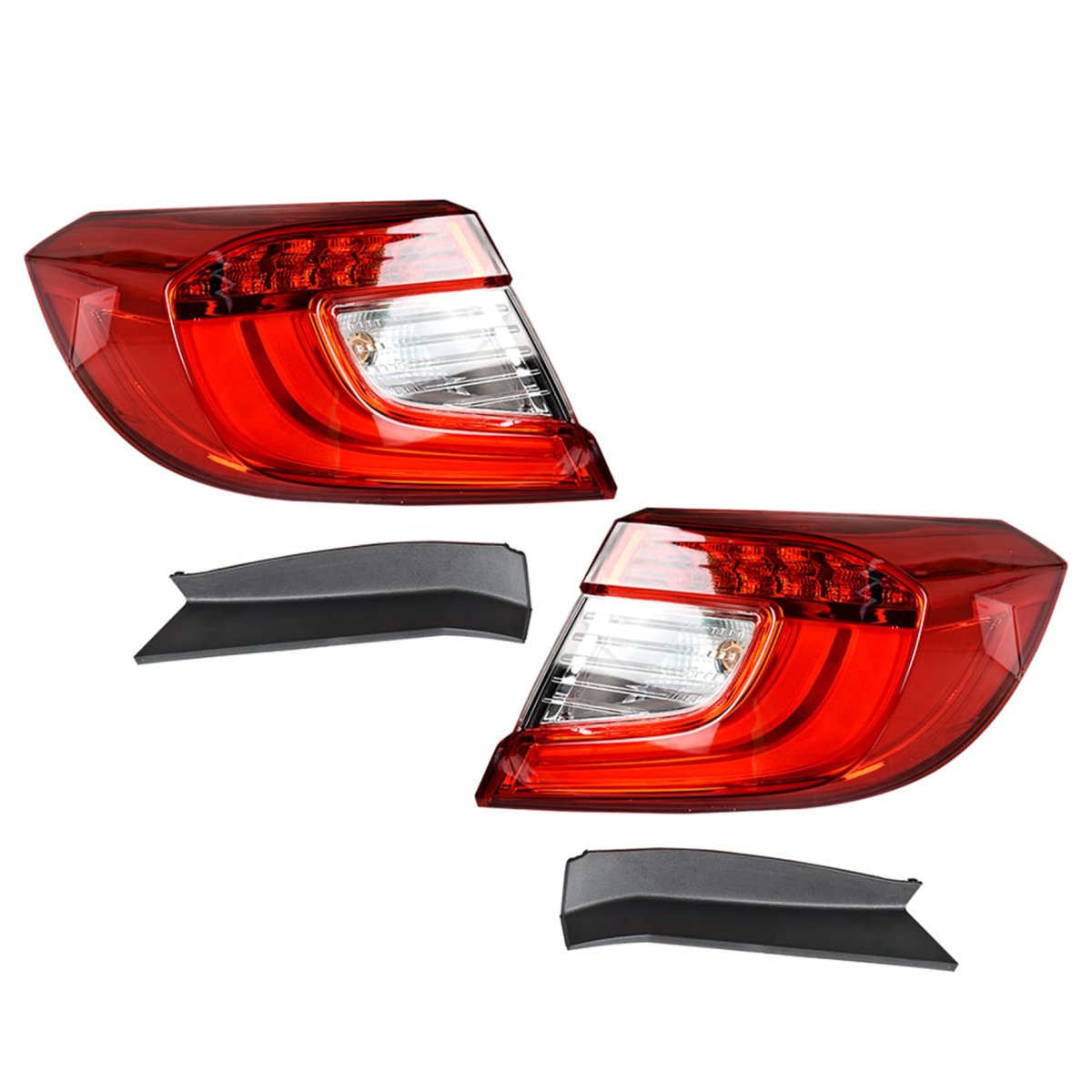 Tail Light Assembly For Honda Accord Sedan 2018 2019 2020 2021 2022 Left And Right Rear Brake Lamps Replacement 33500tvaa01