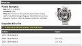 Alternator Internal Fan 100 Amps 6 Groove Compatible With 20013 Mazda 6 2 3l 2 5l 4-cylinder