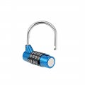 Uxcell 4-digit Combination Padlock 2-inch Resettable Lock For Gate Locker Blue 2pcs